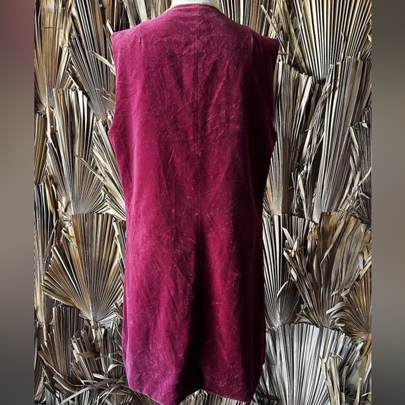 VTG 1930s Polish Embroidered Velvet Lined Vest 
Renaissance Boho Fairy Indie - Picture 9 of 15